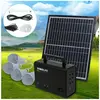 Générateur solaire - WELAN - LM-3606 - 4 ampoules - Chargeur de campin...
