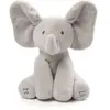 Spin Master Jouet Peluche - 6054176 Bébé Interactive Age Flappy L'éléphant Gris