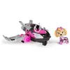 Paw Patrol Figurine La Pat' Patrouille Stella avec véhicule The Mighty Movie