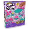 Spin Master Coffret de sable Kinetic Sand - Pâtisserie licorne - 21 pièces