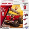 Coffret Véhicules de Secours Meccano - 3 Modèles - 87 Pièces