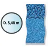 SWIMLINE liner boulder forme ronde d.5.48m pour piscine hors sol - li1848sbo