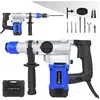 Perceuse à Percussion Filaire, Perceuse Visseuse 1500W 6J Professional...