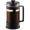 Bodum - 10883-01 - Crema - Cafetière à Piston 8 Tasses - 1 L - Noir