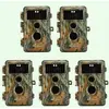 BlazeVideo Pack x5 Caméras de Chasse Nocturne Vision 32MP HD 1296P,Dét...