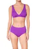 Bas de maillot de bain taille haute femme Huit So Chic Violet M SOC-J4...
