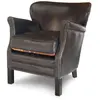 PIB Fauteuil en cuir marron