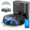 TEENDOW Robot Aspirateur Laveur, 4500Pa Robot Aspirateur sans Fil, 260...