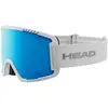HEAD Masques de Ski et Snowboard CONTEX Skibrille Unisexe-Adulte, Bleu Blanc, L