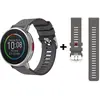 Montre gps polar vantage v2 shift leather gris orange