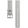 Polar Bracelet 22mm Sil Gry/Apr S-L Beige