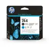 Hp Ink HP F9J86A (744) - Noir + cyan - Tête d'impression