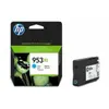 HP 953XL Cartouche d'Encre Cyan grande capacité Authentique (F6U16AE)