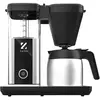 ZACHVO Cafetière Filtre avec Carafe Isotherme 1,25L, Infusion Rapide 4,5 min, Température PID 92°C, Stop-Goutte 30s, Filtre Réutilisable, Nettoyage Automatique, Sans BPA, Design Inox