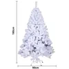 Jopassy Arbre de Noël artificiel sapin artificiel avec support en méta...