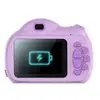 Atoup Enfants Appareil Photo 2.4 Pouces écran Avec Carte Tf 32Go Violet
