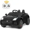 Voiture Électrique Enfant Jaguar F-type SVR avec Télécommande, Lumières LED / Lecteur MP3, Port USB, Démarrage Progressif, Noir
