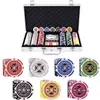GOPLUS Mallette de Poker avec 300 Jetons,2 Jeux de Cartes en Plastique...