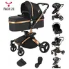 Poussette bebe cosy 3 en 1 Magic ZC - Poussette combinées pliage autom...