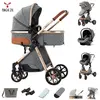 Magic ZC - Poussette combinées bebe 3 en 1, Poussette canne haute qual...