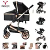 Poussette bebe 3 en 1, Poussette pour nouveau-né - Magic ZC - Poussett...