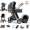 MagicZC poussette bébé 3 en 1,Dossier réglable,0-3 ans, pliable,nouvea...