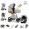 MagicZC bébé 3 en 1 poussettes,nouveau né,poussette trio,sac de maman,...