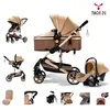 MagicZC bébé Poussette duocombinéesCeinture de sécurité à 5 pointsplia...