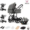 MagicZC Poussettes bebe,pour 0-3 ans,nouveau né,convertible Nacelle,3 ...