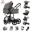 Poussette bebe Magic ZC Poussette 3 en 1 Poussette pour nouveau-né Pou...