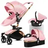 Poussette 3 en 1 Magic ZC Poussette pliable Poussette bébé Poussette n...