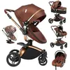 Poussette Magic ZC Poussette 3 en 1 Pousette Poussette nouveau-né Plia...