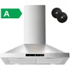 Hotte aspirante FIREGAS 60 cm, 3 vitesses, recirculation 335 m³/h avec...