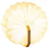 ACCORDION-Lampe à poser Bois H10cm noyer GINGKO H 10cm
