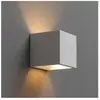 KOSILUM Applique plâtre cube blanc - Nevada