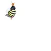 Déguisement abeille gonflable - Adulte - Noir, jaune, orange - Tissu