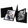 PRAT album photo accordéon Leporello noir 22 x 22 cm