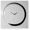 dESIGNoBJECT horloge murale S-ENSO CLOCK (Gris métallisé grand - Tôle ...