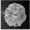 dESIGNoBJECT horloge murale LIFE (Noir / Blanc - Tôle coupée au laser)