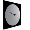 dESIGNoBJECT horloge murale avec mirror ronde NARCISO (Noir - Tôle cou...