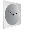 dESIGNoBJECT horloge murale avec mirror ronde NARCISO (Gris clair - Tô...
