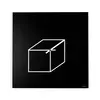 dESIGNoBJECT horloge murale CUBE CLOCK (Noir - Tôle coupée au laser)