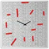 dESIGNoBJECT horloge murale CROSSWORD (Blanc - Tôle coupée au laser)