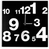 dESIGNoBJECT horloge murale NUMBERS CLOCK (En ligne - Tôle coupée au l...