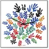 DESIGNOBJECT Horloge murale design moderne et colorée salon bureau Matisse
