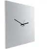 dESIGNoBJECT horloge murale avec mirror carré NARCISO (Bordure gris cl...