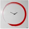 dESIGNoBJECT horloge murale S-ENSO CLOCK (Rouge - Tôle coupée au laser...