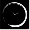 dESIGNoBJECT horloge murale S-ENSO CLOCK (Noir - Tôle coupée au laser)