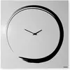 dESIGNoBJECT horloge murale S-ENSO CLOCK (Gris métallisé - Tôle coupée au laser)