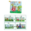 Livre d'éveil pour Bébé en Tissu jeu de cerveau 3D d'apprentissage ave...